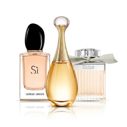 Set od 3 parfema | Armani Sì, Dior J'adore, Chloé EDP 100 ml